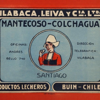 LA TIENDA NACIONAL - POSTAL QUESO MANTECOSO COLCHAGUA BUIN NOSTALGIA NACIONAL | DISEÑO