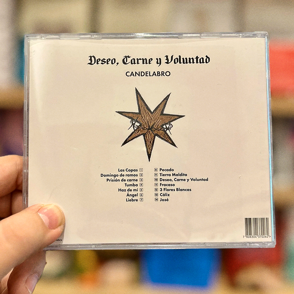 CANDELABRO - DESEO, CARNE Y VOLUNTAD | CD
