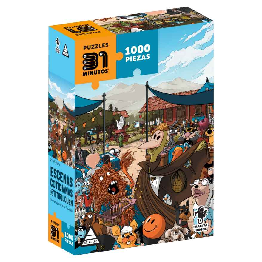 PUZZLE 31 MINUTOS ESCENAS COTIDIANAS DE TITIRILQUEN (1000 PIEZAS)