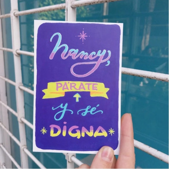 POSTAL VIRALES NANCY PARATE Y SE DIGNA