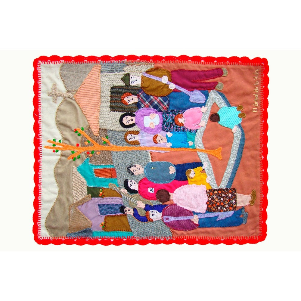 POSTAL EL ARBOL DE LA VIDA (COLECCION ARPILLERAS)