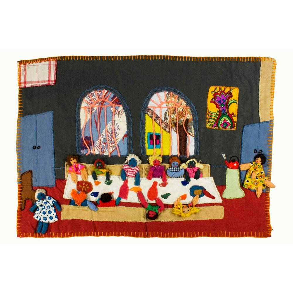 POSTAL NACEN LOS TALLERES (COLECCION ARPILLERAS)