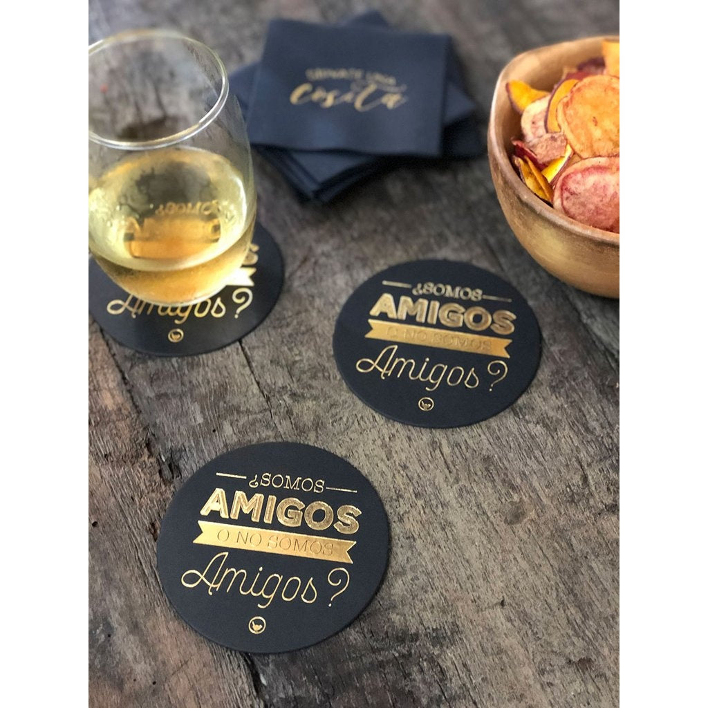 SET POSAVASOS CARTON (SOMOS AMIGOS)