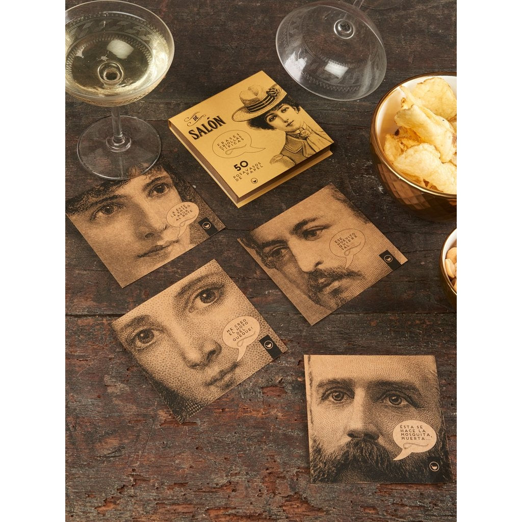 SET POSAVASOS KRAFT DE SALON