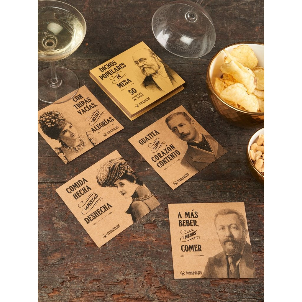 SET POSAVASOS KRAFT DICHOS POPULARES