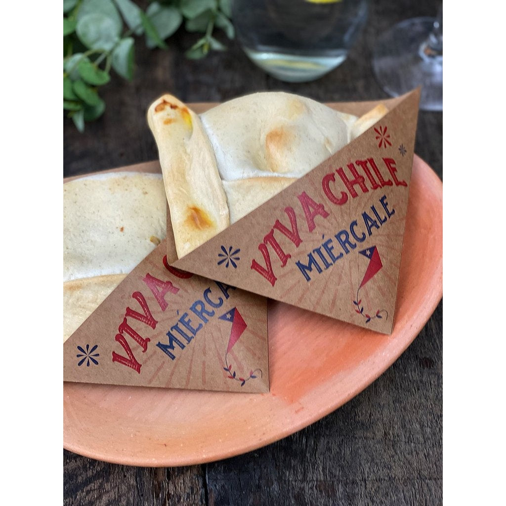ESTUCHE EMPANADAS VIVA CHILE