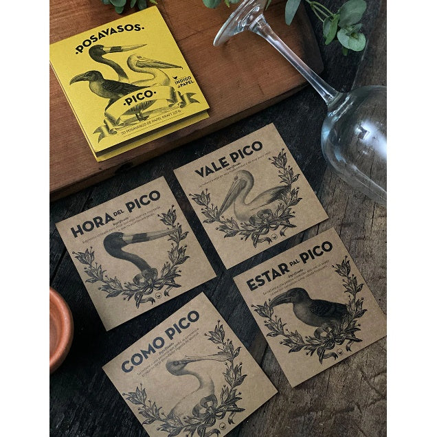 SET POSAVASOS KRAFT PICO
