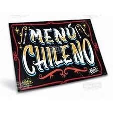CARTEL MINI MENU CHILENO (25 x 18)