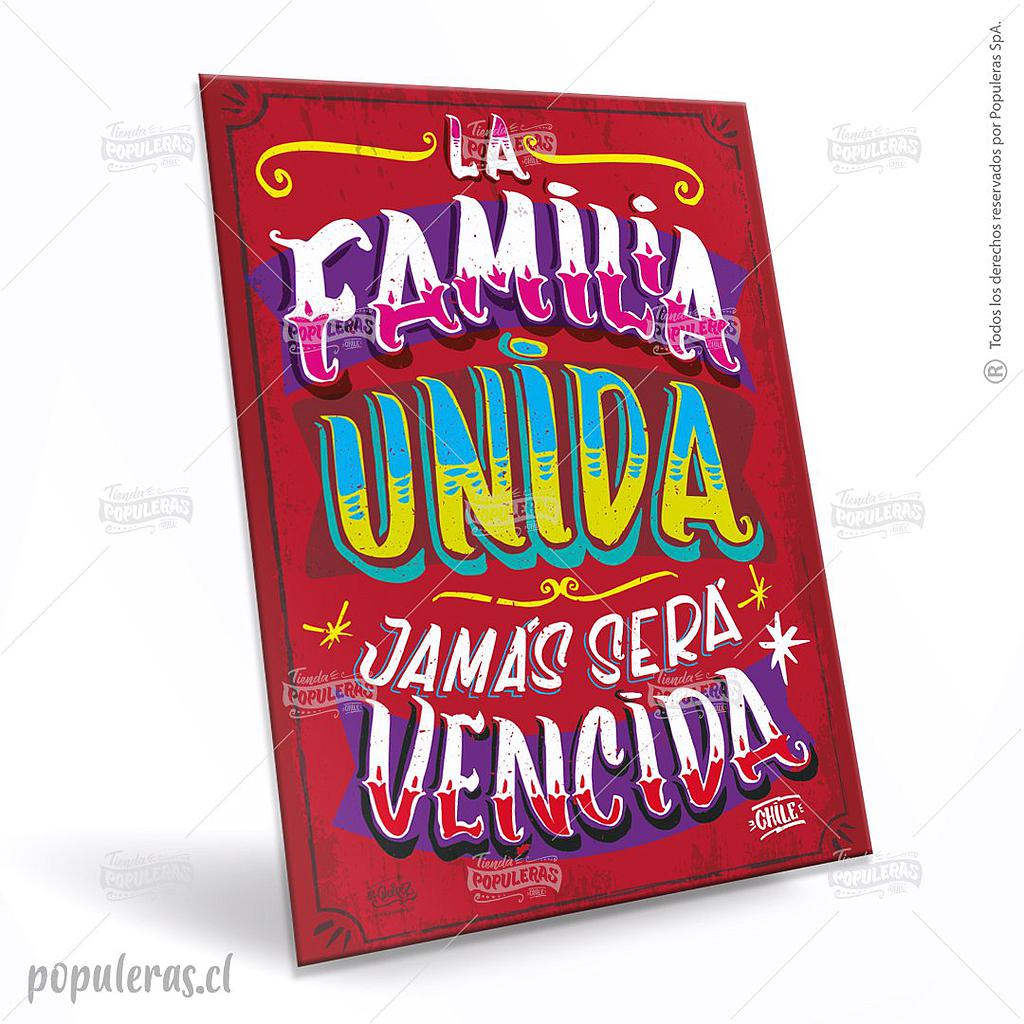 CARTEL GRANDE LA FAMILIA UNIDA