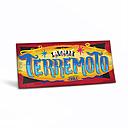 CARTEL CHICO AQUI TERREMOTO (35 x 18)