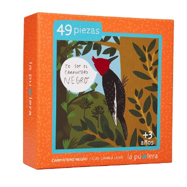 PUZZLE CARPINTERO NEGRO (49 PIEZAS)