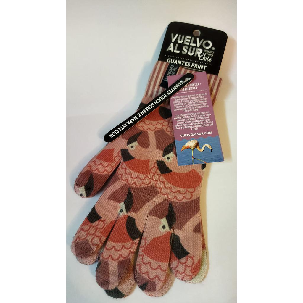 GUANTES FLAMENCO ROSADO (TOUCH)