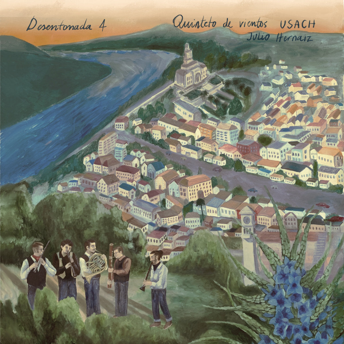 JULIO HERNAIZ, QUINTETO DE VIENTOS USACH - DESENTONADA 4 | VINILO