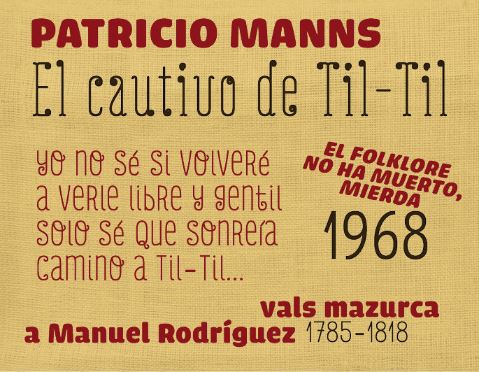 MANIVELA EL CAUTIVO DE TIL TIL - PATRICIO MANNS