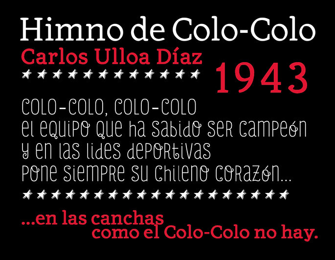 MANIVELA HIMNO DE COLO COLO - CARLOS ULLOA DIAZ