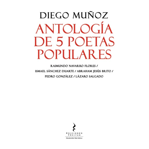 ANTOLOGIA DE 5 POETAS POPULARES