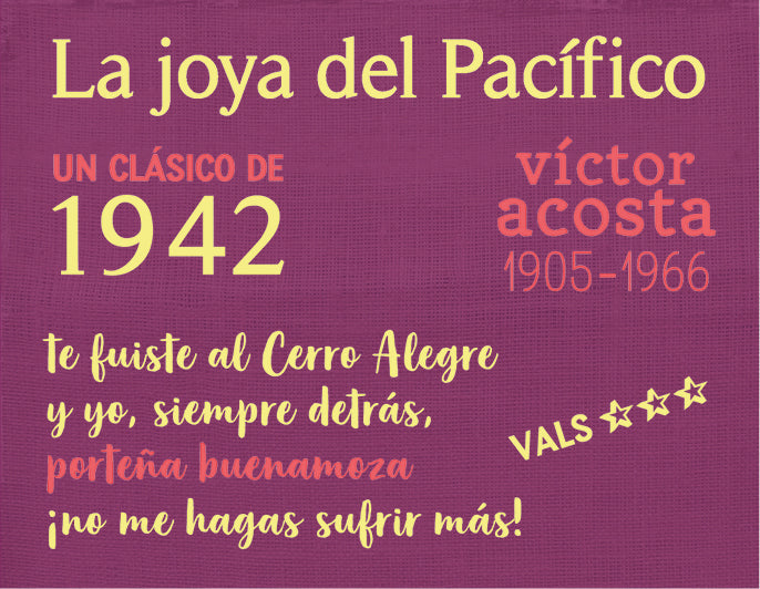 MANIVELA LA JOYA DEL PACIFICO - VICTOR ACOSTA