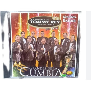 LA SONORA DE TOMMY REY - GRANDES DE LA CUMBIA EN VIVO (CD)