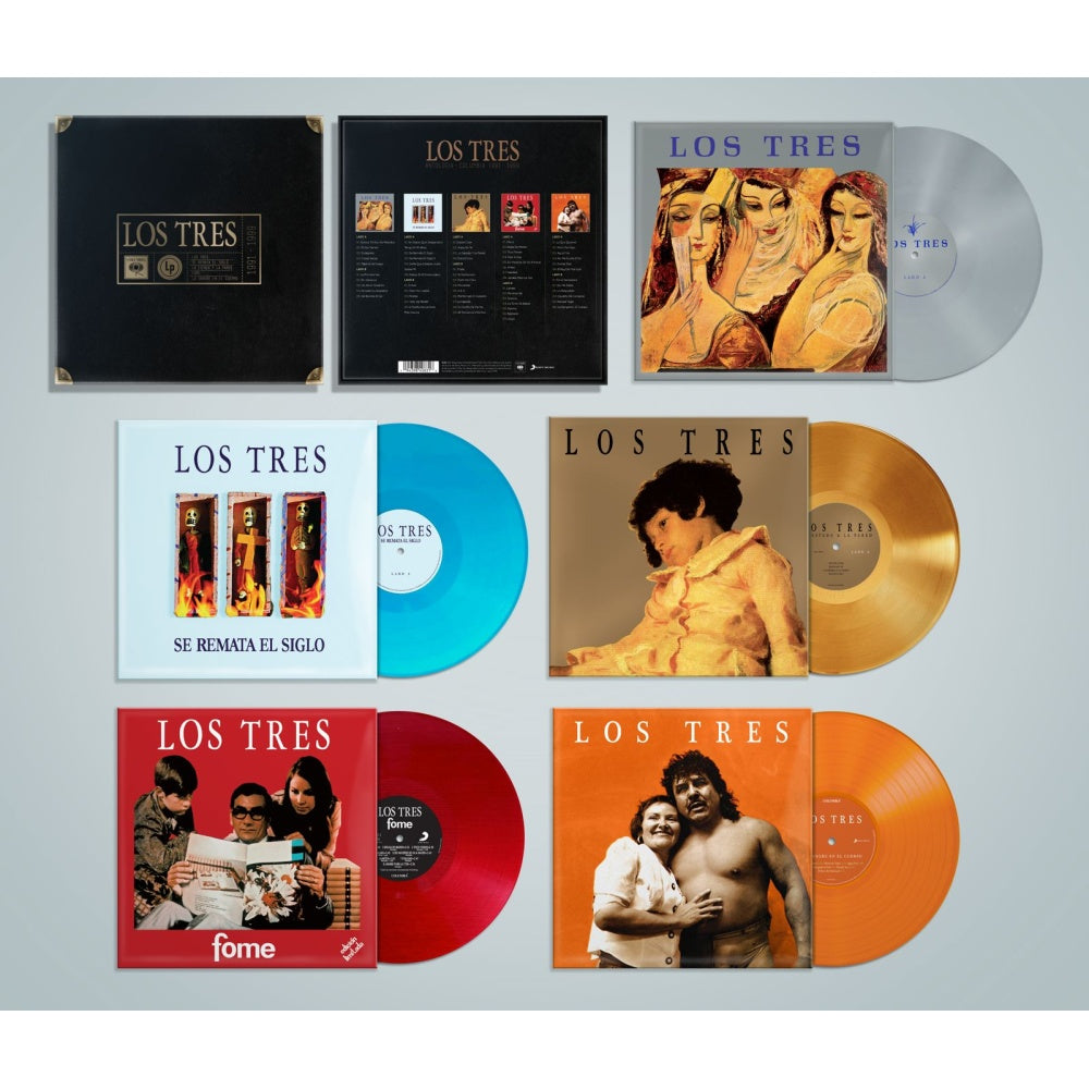 BOX SET LOS TRES ANTOLOGÍA COLUMBIA 1991-1999 (VINILOS DE COLORES)