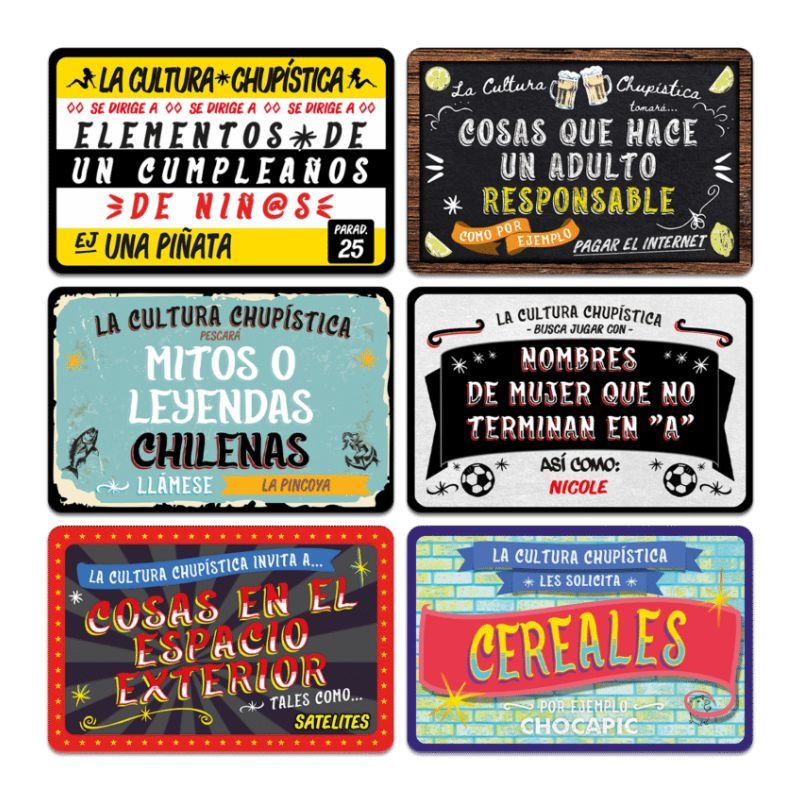 LA CULTURA CHUPISTICA | JUEGO DE MESA