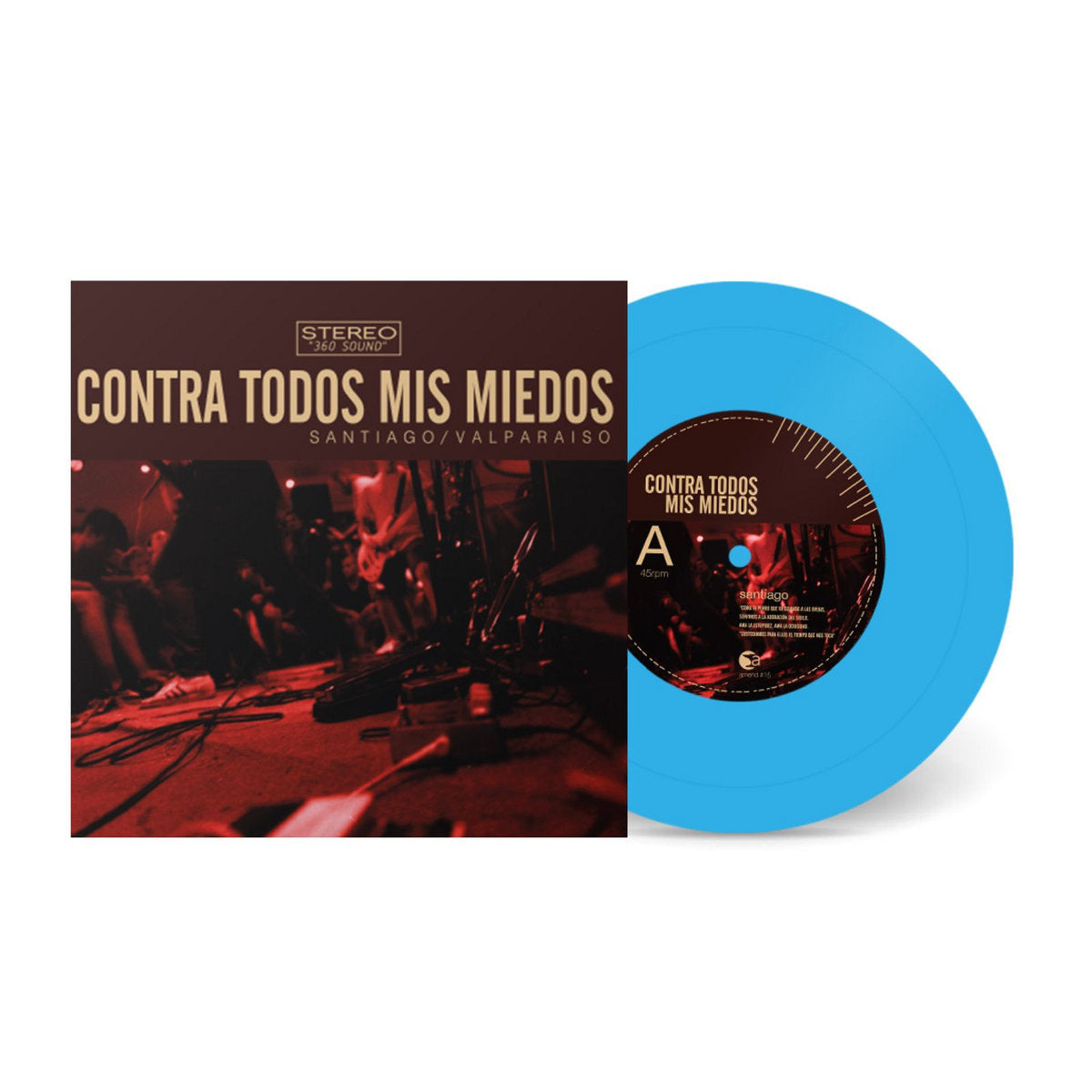 CONTRA TODOS MIS MIEDOS - SANTIAGO / VALPARAISO 7" (EP) | VINILO
