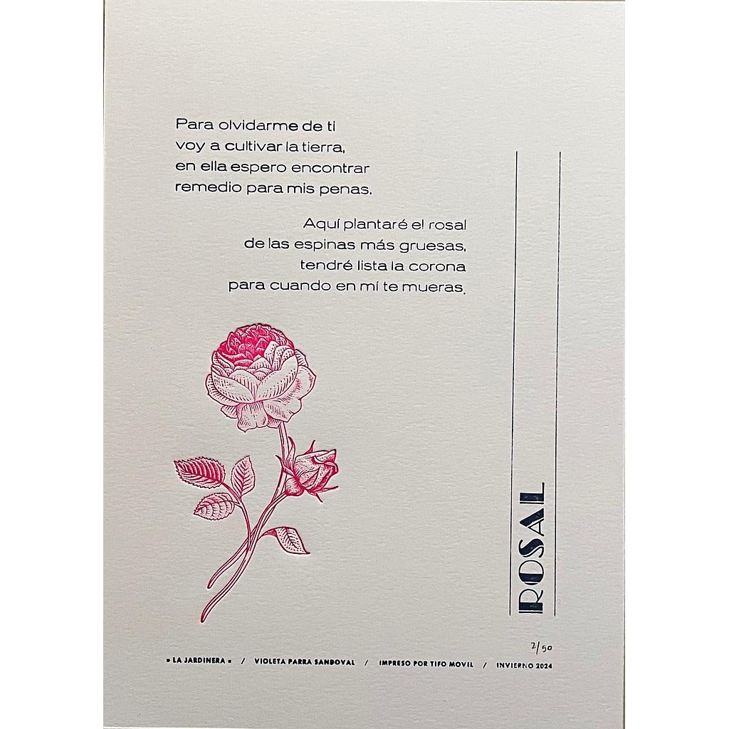 TIPO MOVIL - LAMINA LA JARDINERA - ROSAL | DISEÑO