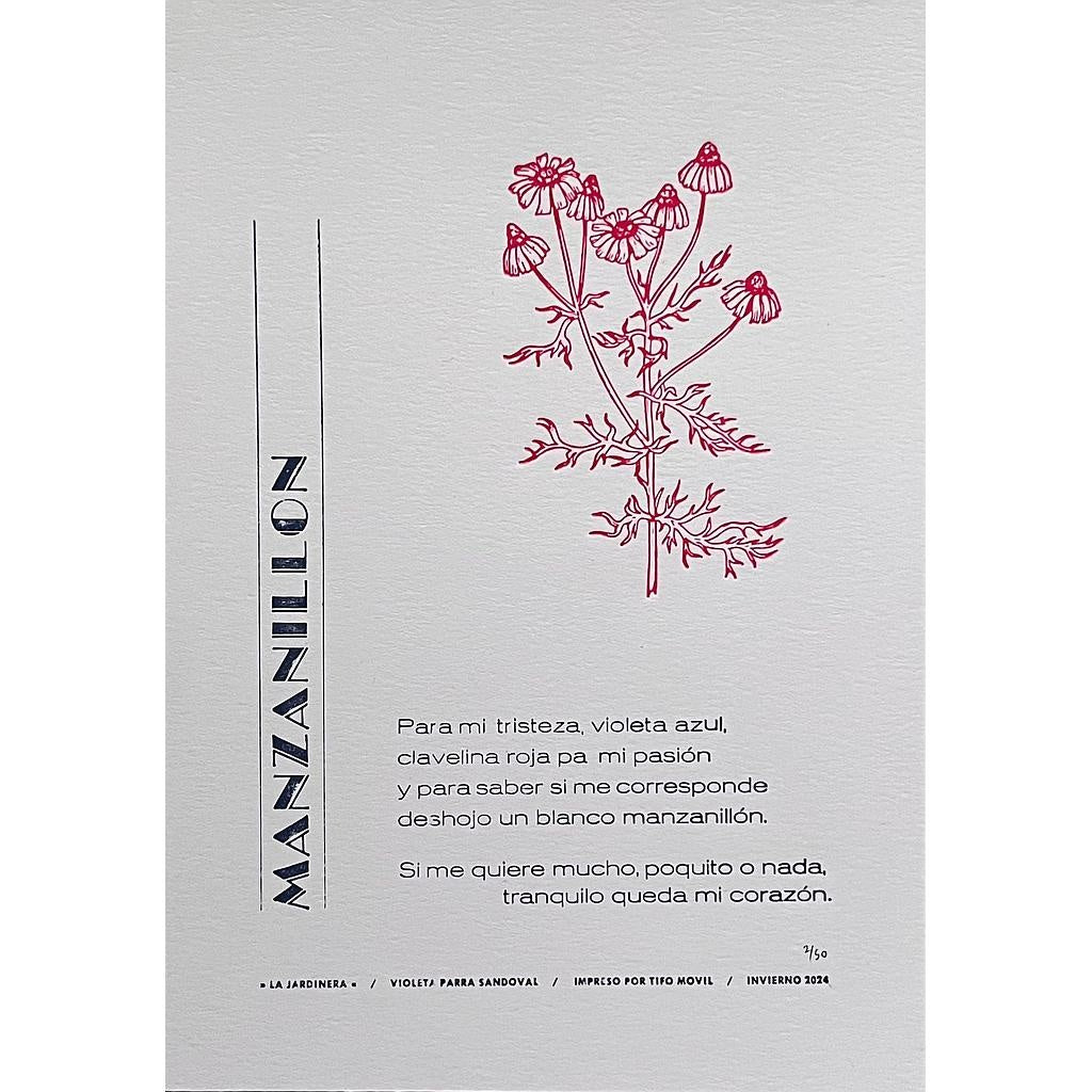 TIPO MOVIL - LAMINA LA JARDINERA - MANZANILLON | DISEÑO