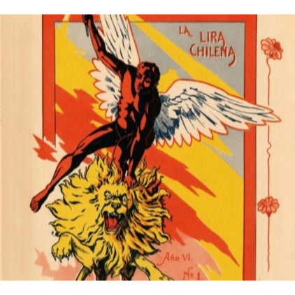 LA TIENDA NACIONAL - POSTAL LIRA CHILENA LEON Y ANGEL | DISEÑO