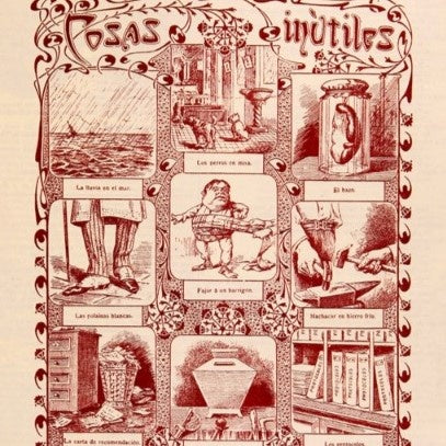 LA TIENDA NACIONAL - POSTAL LIRA CHILENA COSAS INUTILES | DISEÑO