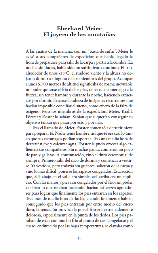 ALVARO VIVANCO - EBERHARD MEIER, EL JOYERO DE LAS MONTAÑAS | LIBRO