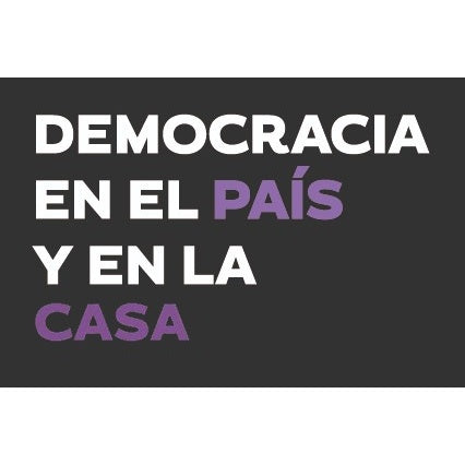 POSTAL DEMOCRACIA EN LA CASA