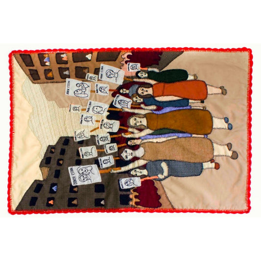 POSTAL MARCHA DE MUJERES (COLECCION ARPILLERAS)