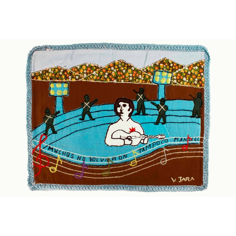 POSTAL ASESINATO DE VICTOR JARA (COLECCION ARPILLERAS)