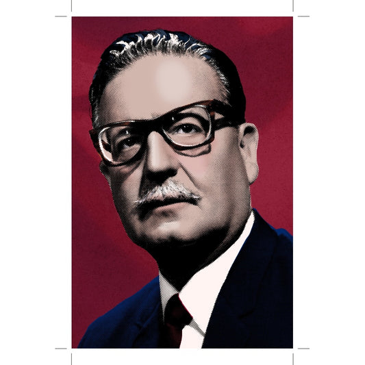 POSTAL PERSONAJES SALVADOR ALLENDE