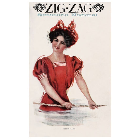 POSTAL ZIG-ZAG SEMANARIO NACIONAL (NOSTALGIA NACIONAL)