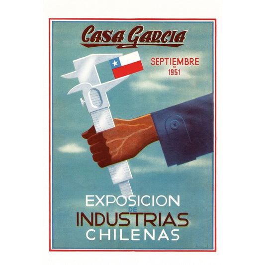 POSTAL EXPOSICION INDUSTRIAS CHILENAS