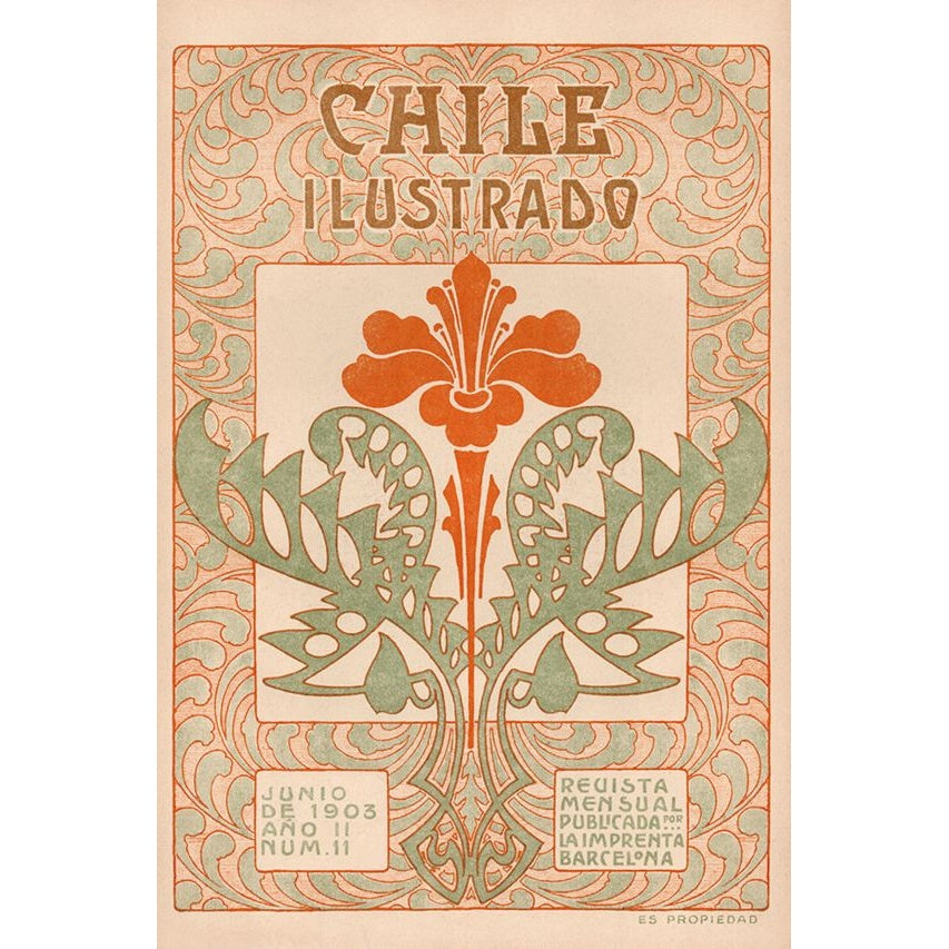 POSTAL CHILE ILUSTRADO (NOSTALGIA NACIONAL)