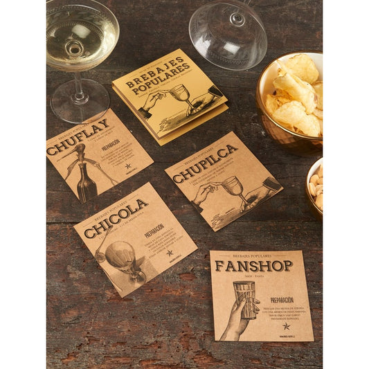 SET POSAVASOS KRAFT BREBAJES POPULARES