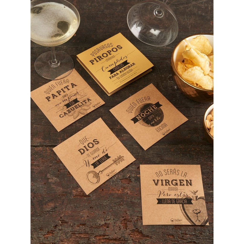 SET POSAVASOS KRAFT PIROPOS