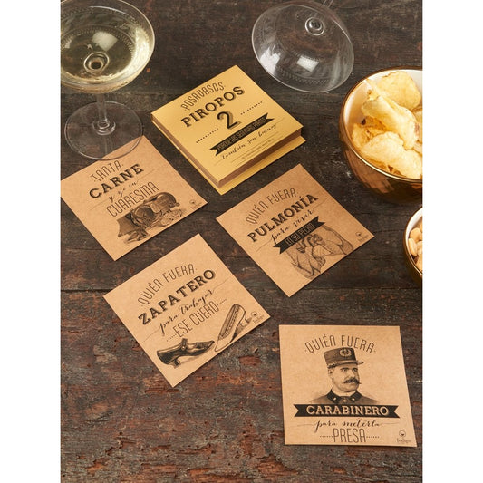 SET POSAVASOS KRAFT PIROPOS 2