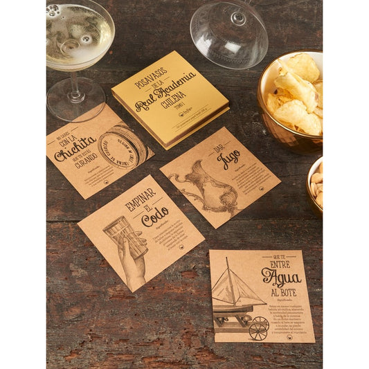 SET POSAVASOS KRAFT REAL ACADEMIA