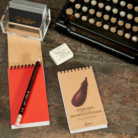 LIBRETA ANILLADA CHICA BERENJENAS