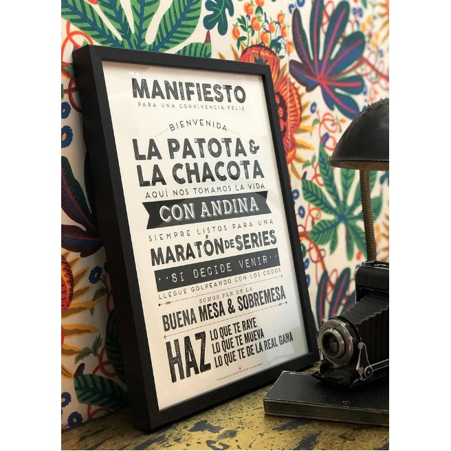 CUADRO MANIFIESTO GRANDE (33X43)