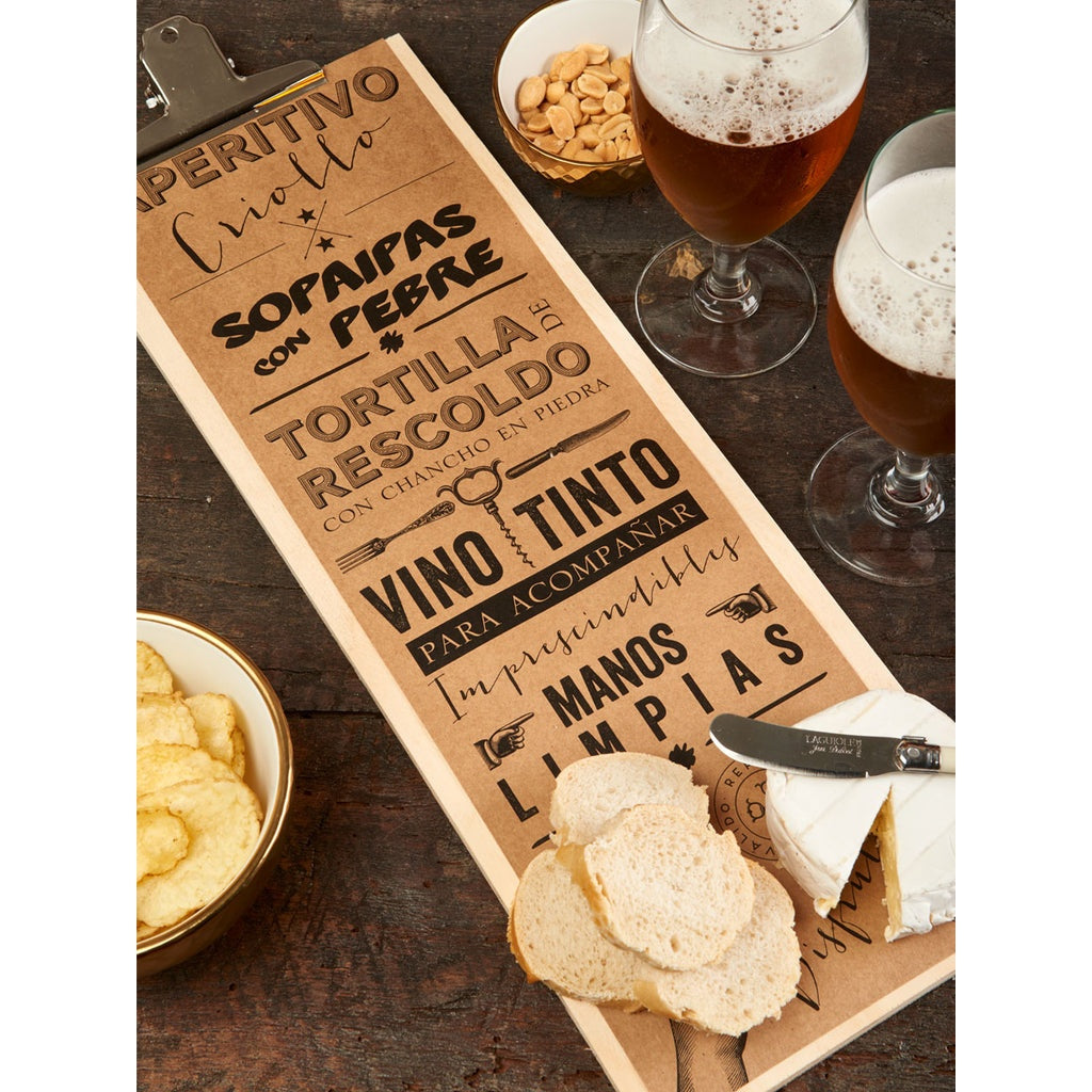 TABLA APERITIVO CRIOLLO