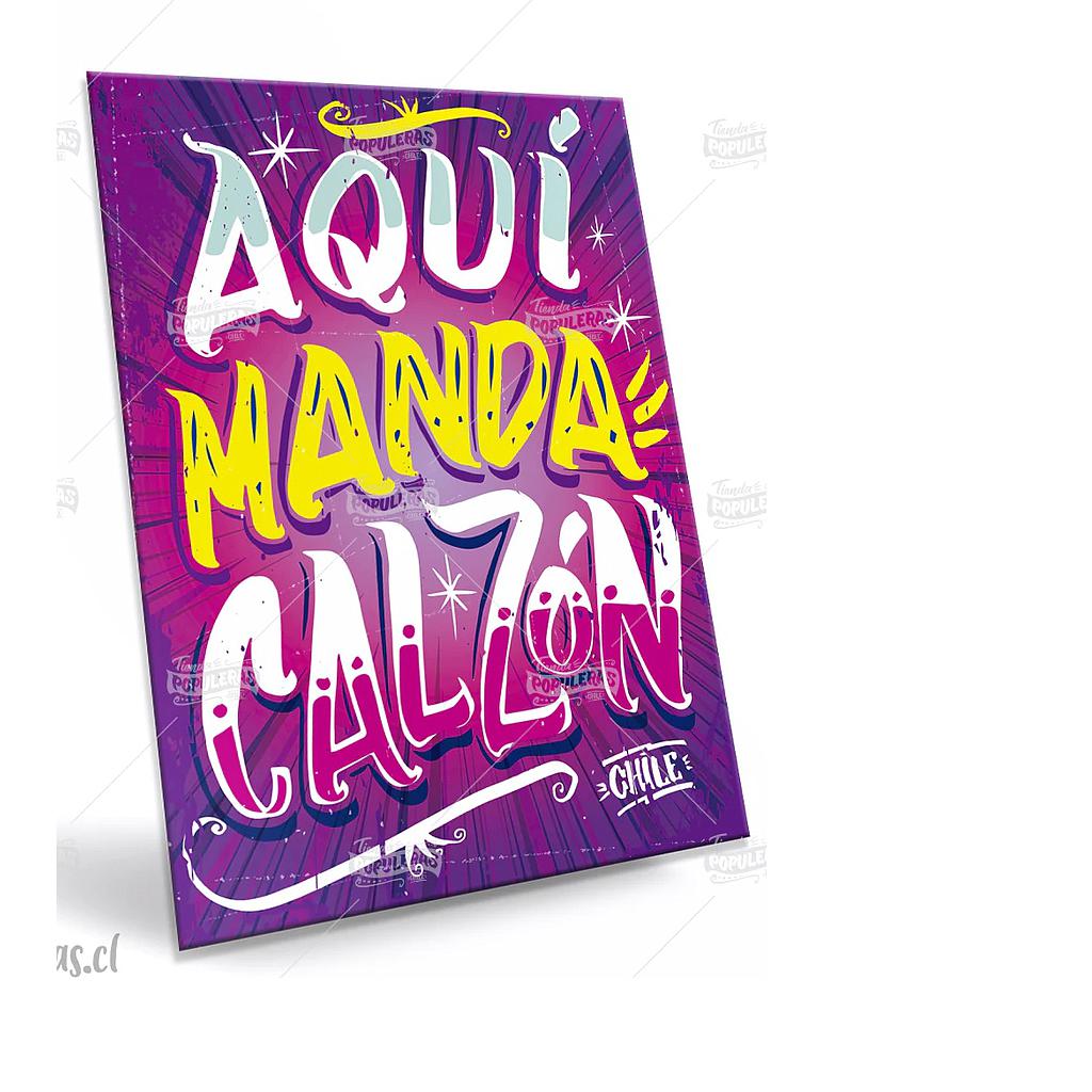 POSTAL POPULERAS - AQUI MANDA CALZON
