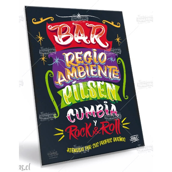 CARTEL BAR REGIO AMBIENTE