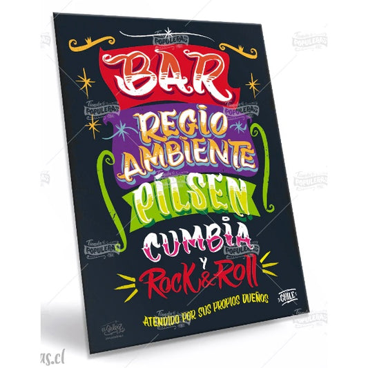 CARTEL BAR REGIO AMBIENTE