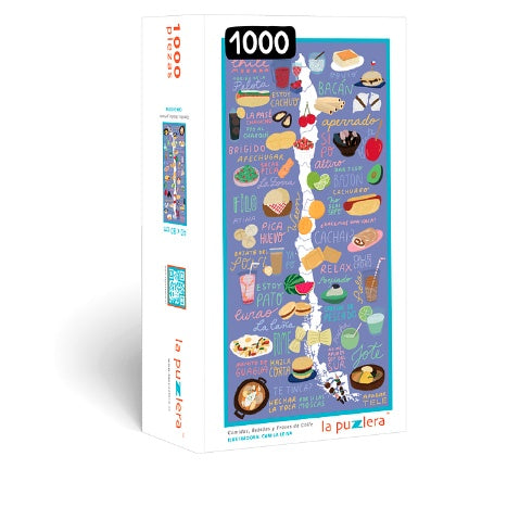PUZZLE COMIDAS, BEBIDAS Y FRASES (1000 PIEZAS)
