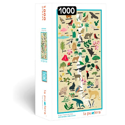 PUZZLE FLORA Y FAUNA (1000 PIEZAS)