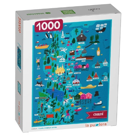 PUZZLE CHILOE ILUSTRADO (1000 PIEZAS)